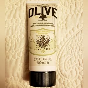 Korres Pure NEW-Greek Olive Blossom body cream 6.76 oz. Sealed.
